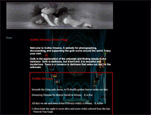 Tablet Screenshot of gothicdreams.com